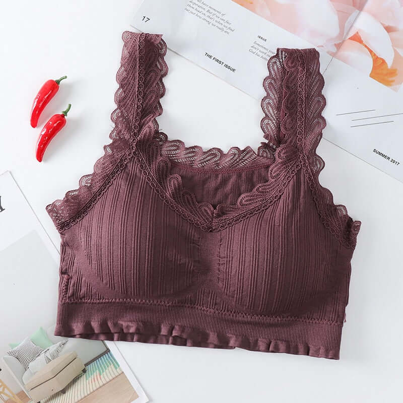 Lace Bra Women Yoga Tops Fashion - Image 3