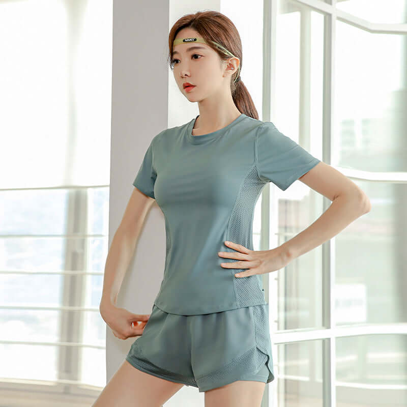 Sports suit Fitness suit Women's summer - Image 3