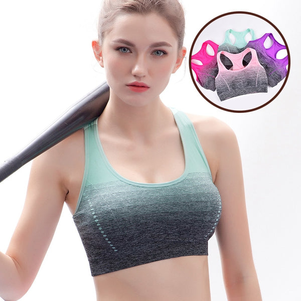 Sports Bra High Stretch Breathable Top Fitness - Image 1