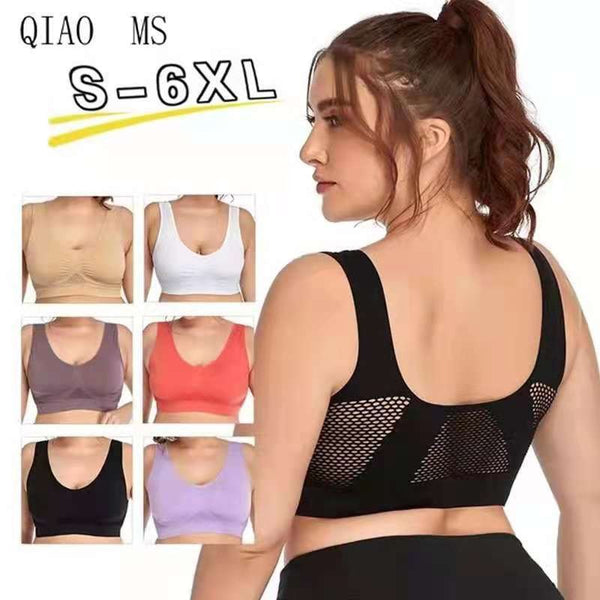 Sport Bra Mesh Hollow Vent Sports Bra - Image 1